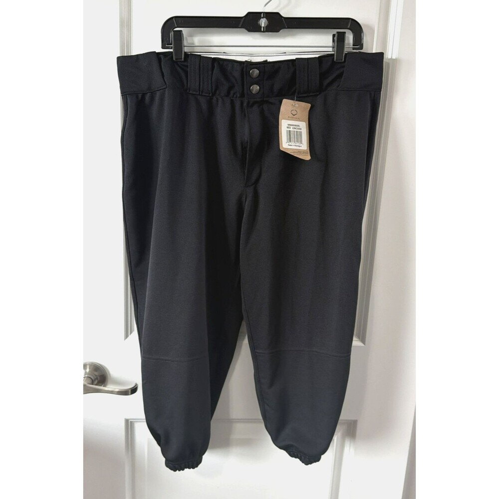 NWT Evoshield Adult XL Solid Baseball Knicker Sliding Pants Black